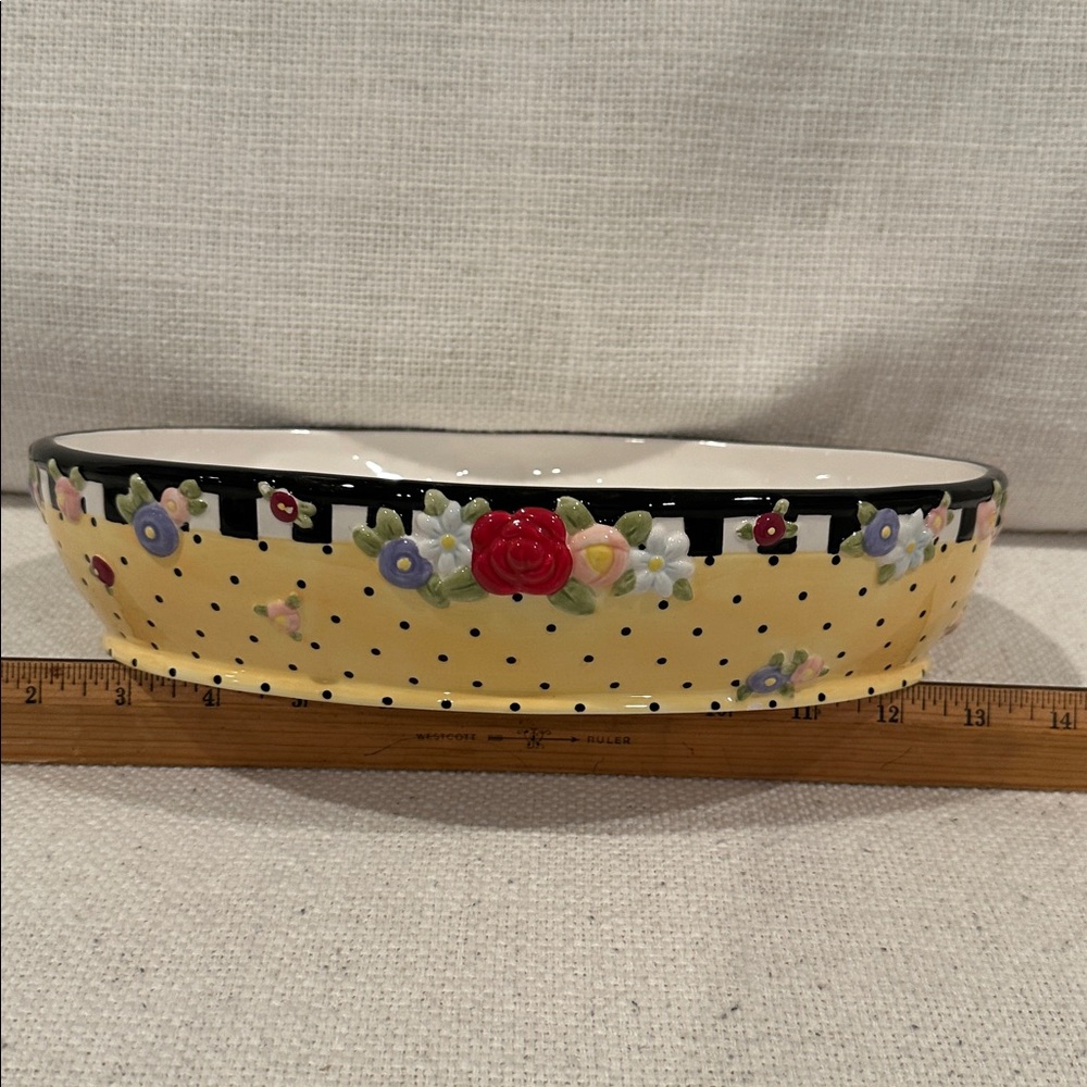Mary Engelbreit oval ceramic dish - Picture 2 of 5